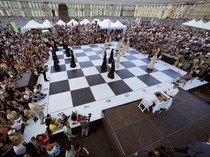 Potret Keseruan Peringatan Hari Catur Sedunia di Rusia