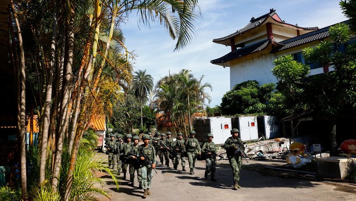 Taiwan memulai latihan perang tahunan dengan tujuan untuk meniru pertempuran sebenarnya pada hari Senin (22 Juli).