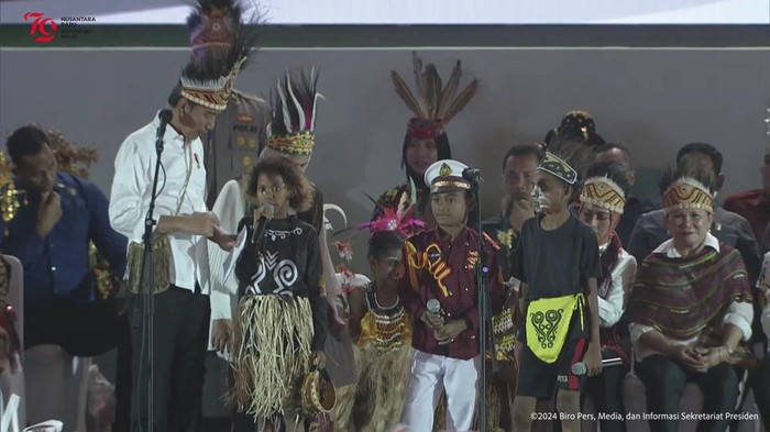 Jokowi Meramaikan Peringatan Hari Anak Nasional di Papua dengan Pemberian Hadiah