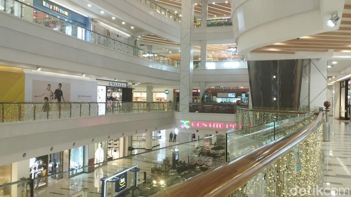 Suasana Mal Centre Point Medan hari ini. (Kartika Sari/detikSumut)