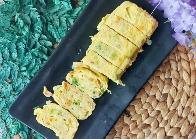 Rolled Omelet. (Cookpad/Puspitasari Anggradewi)