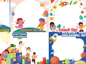 50+ Twibbon Hari Anak Nasional 2026, Lengkap dengan Link dan Cara Pasangnya