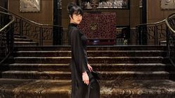 Anya Geraldine Sexy In Black