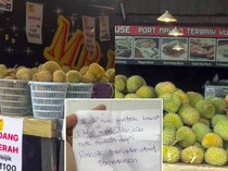 Ayah Ini Rayu Penjual Minta Durian Gratis Untuk Anaknya