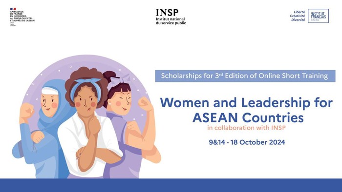 Beasiswa pelatihan kepemimpinan perempuan dari Kedubes Prancis.