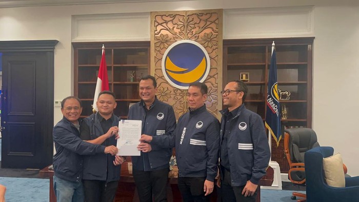 Donal-Andri dapat rekomendasi dari NasDem untuk maju di Pilwakot Binjai (Dok. Istimewa)