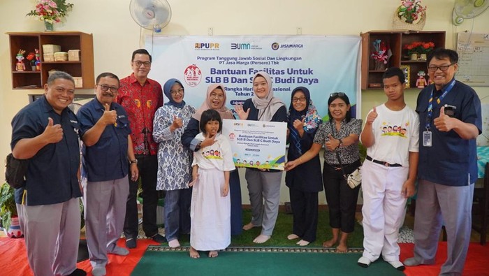 Jasa Marga Beri Bantuan SLB