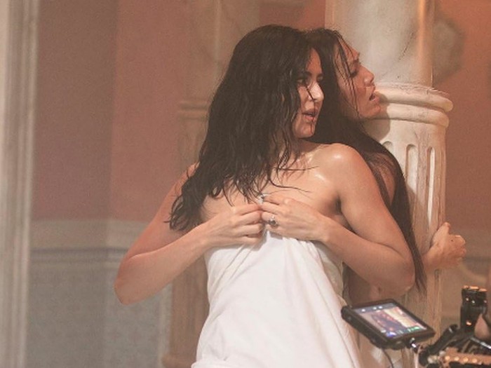 Katrina Kaif Cuplikan adegan Katrina Kaif di Tiger 3.