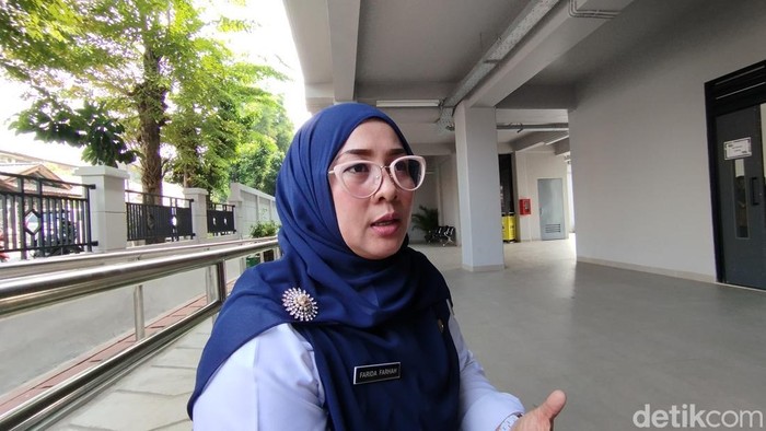 Kepala Satuan Pelaksana Pendidikan Duren Sawit, Farida Farhah. (Maulana/detikcom)