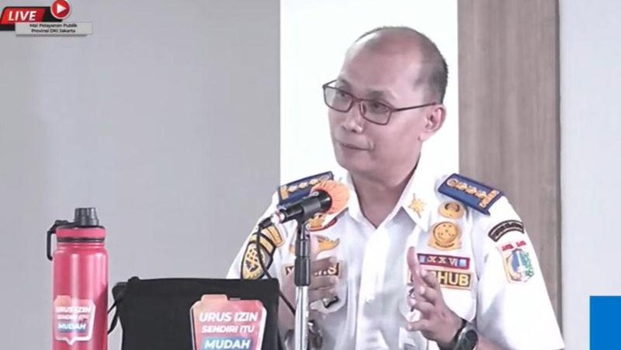 Kepala Unit Pengelola Sistem Pengendalian Lalu Lintas Dinas Perhubungan Provinsi DKI Jakarta Yayat Sudrajat