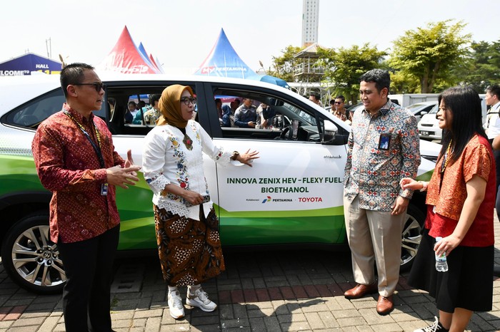 Kolaborasi Pertamina–Toyota, Uji Coba Bioethanol 100% di GIIAS 2024