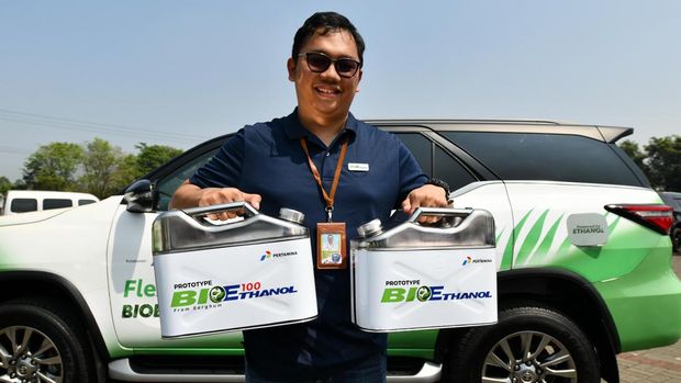 Kolaborasi Pertamina–Toyota, Uji Coba Bioethanol 100% di GIIAS 2024
