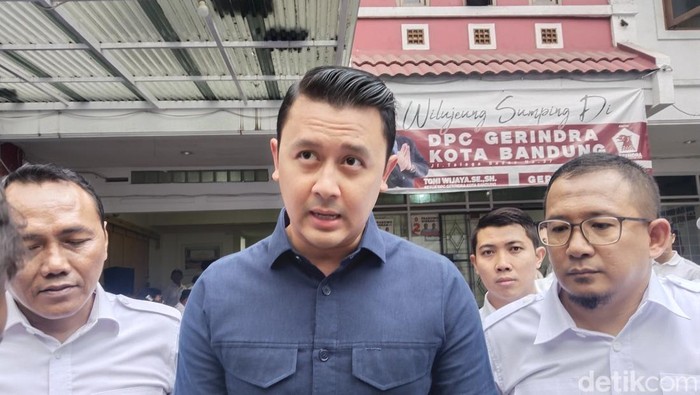 Konsolidasi Gerindra dengan Bacawalkot Ridwa Dhani Wirianata.