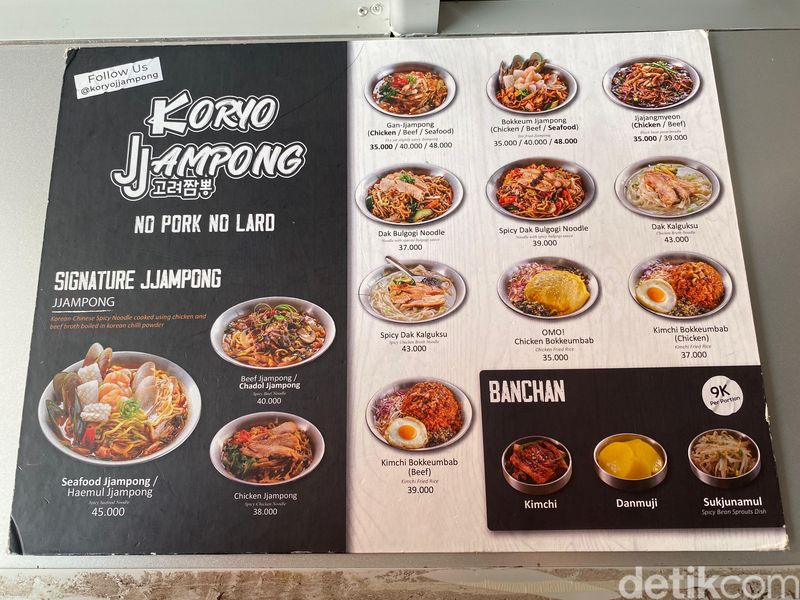 Koryo Jjampong: Restoran Korea bergaya ala Pasar Gwangjang di Korea.