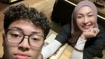 Momen Hangat Angelina Sondakh Saat Kulineran Bareng Keanu Massaid
