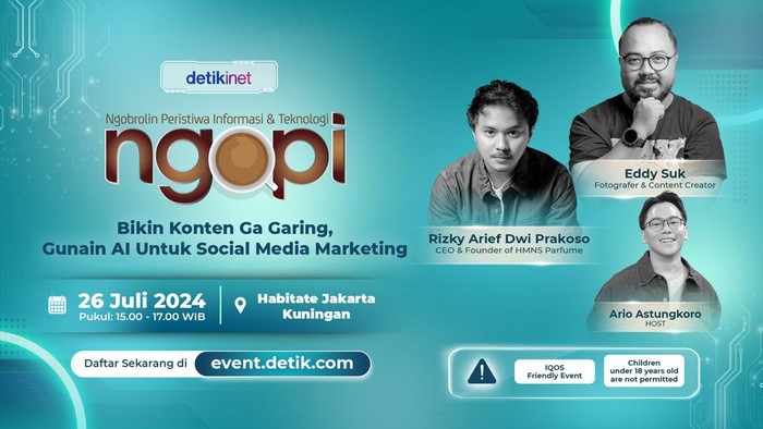 NGOPI detikINET Gunain AI untuk Social Media Marketing