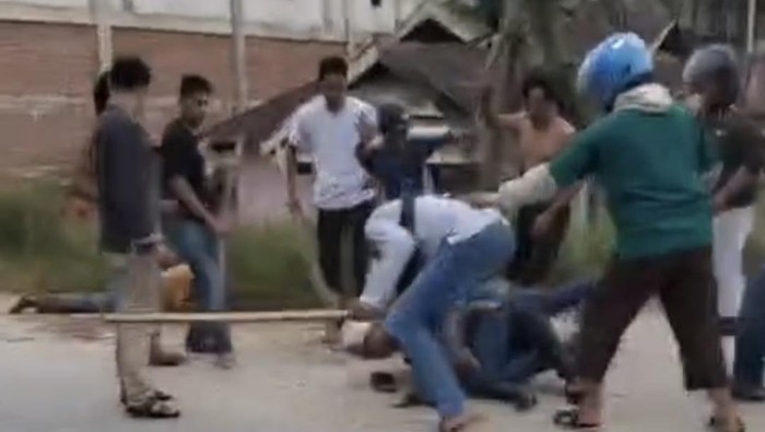 Pria di Kendari tewas dibacok di tepi jalan. Dokumen Istimewa
