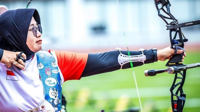 Syifa Nur Afifah, atlet panahan dari Kota Bandung yang berlaga di Olimpiade Paris 2024