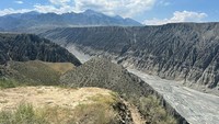 Dushanzi Grand Canyon, sangat indah sejauh mata memandang.