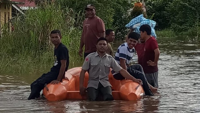 Banjir di Halmahera Timur.