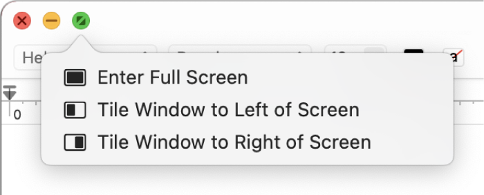 Cara split screen di Mac