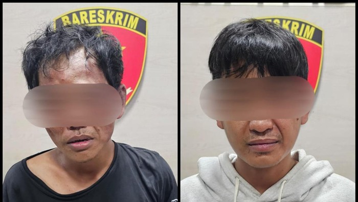 Dua bandit asal Surabaya yang ditangkap polisi Gresik