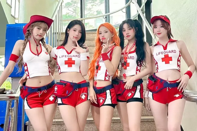 Kostum (G)I-DLE yang jadi kontroversi.