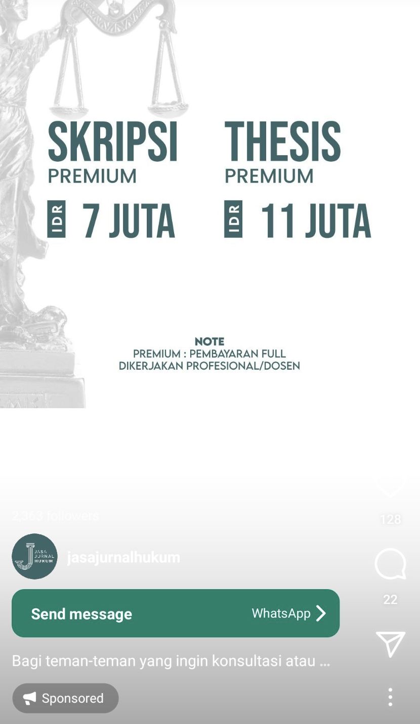 Harga Joki Skripsi - Thesis