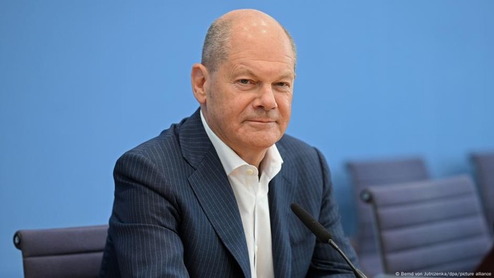 dukungan kanselir jerman olaf scholz untuk calon wakil presiden as kamala harris