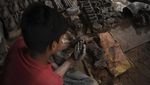 Melihat Pembuatan Patung Ganesha Jelang Festival Ganesh Chaturthi