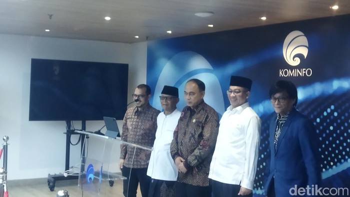 Menkominfo bertemu MUI. (Kurniawan/detikcom)