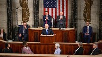Perdana Menteri Israel Benjamin Netanyahu menyampaikan pidato keempatnya di hadapan Kongres Amerika Serikat, Rabu (24/7/2024). Ia berusaha untuk mendapatkan dukungan berkelanjutan untuk perang negaranya di Gaza. 