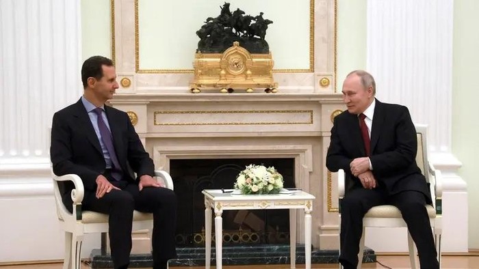 Russian President Vladimir Putin attends a meeting with Syrian President Bashar al-Assad at the Kremlin in Moscow, Russia, March 15, 2023. (File photo: Reuters)