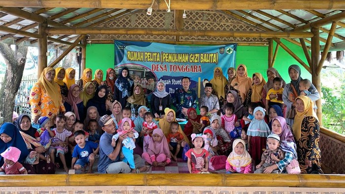 Pemerintah Kabupaten (Pemkab) Tegal memiliki berbagai program untuk menekan angka prevalensi stunting. Foto diunggah Kamis (25/7/2024).