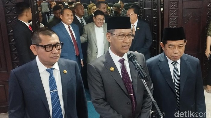 Pj Gubernur DKI Jakarta Heru Budi Hartono. (Brigitta/detikcom)