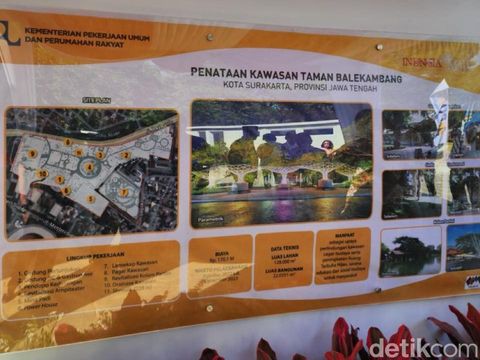 Pj Gubernur Jateng Nana Sudjana pada peresmian revitalisasi Taman Balekambang Solo