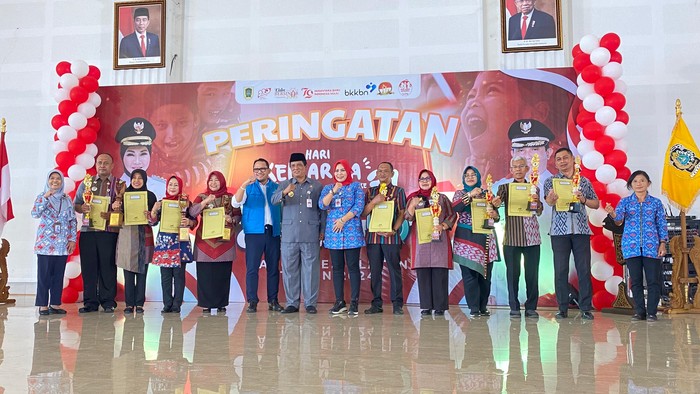 Puncak peringatan Harganas dan HANI di Grha Bung Karno, Kamis (15/7/2024).