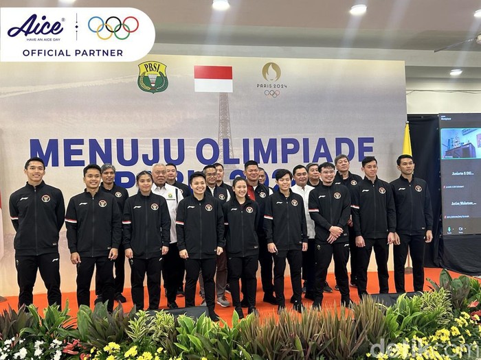 tim bulutangkis Olimpiade 2024 Logo Aice