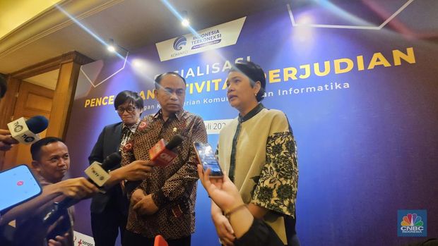 Upaya Kominfo Berantas Judi Online di Lingkungan Kerja PNS. (CNBC Indonesia/Intan)