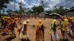 Warna-warni Suku Tiwa India Rayakan Festival Wanchuwa