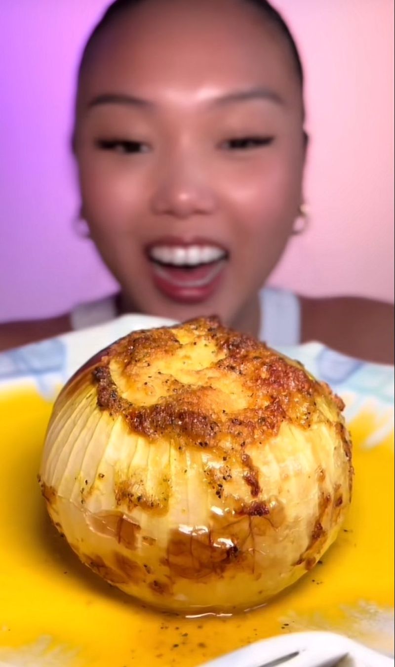 bawang bombay panggang viral