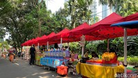 Ada banyak kuliner menarik yang bisa kamu cicip di sana. Salah satunya gerai RJM99 yang menawarkan dimsum bakar. Foto: detikcom/Riska Fitria