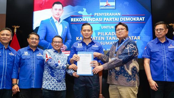 Eka Putra dan Ahmad Fadly Syuir Syam mendapatkan rekomendasi dari Demokrat