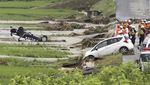 Hujan Lebat Picu Banjir di Jepang Utara