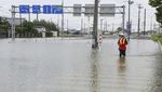 Hujan Lebat Picu Banjir di Jepang Utara