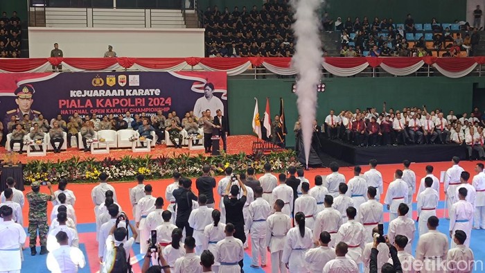 Kapolri Buka National Open Karate Championship di Pakansari Bogor