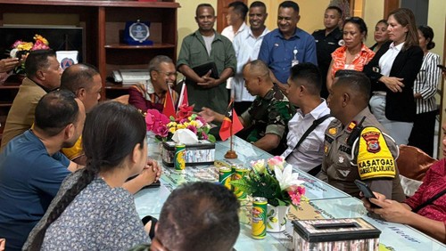Kesepakatan damai antara TNI dan eks presiden Timor Leste. (Istimewa)
