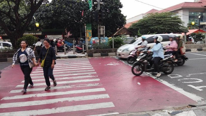 Pelintasan Pelican Crossing Pocin Depok Kembali Aktif setelah Penutupan Sementara