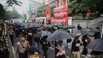 Peringatan Kerusuhan 27 Juli, Massa Jalan Kaki dari DPP PDIP ke Komnas HAM