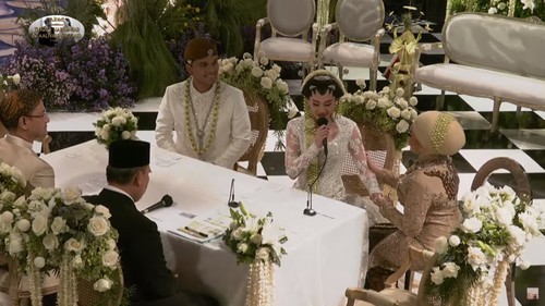 Pernikahan Aaliyah Massaid dan Thariq Halilintar